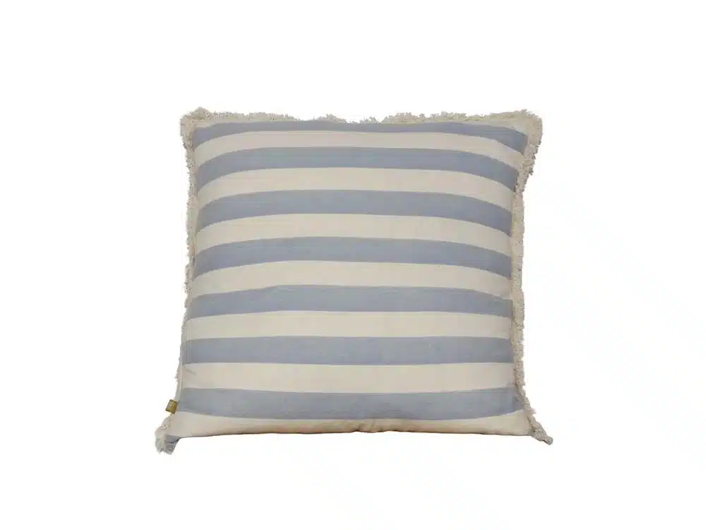 Featured image for “Playa Stripe Square Cushion Blue”