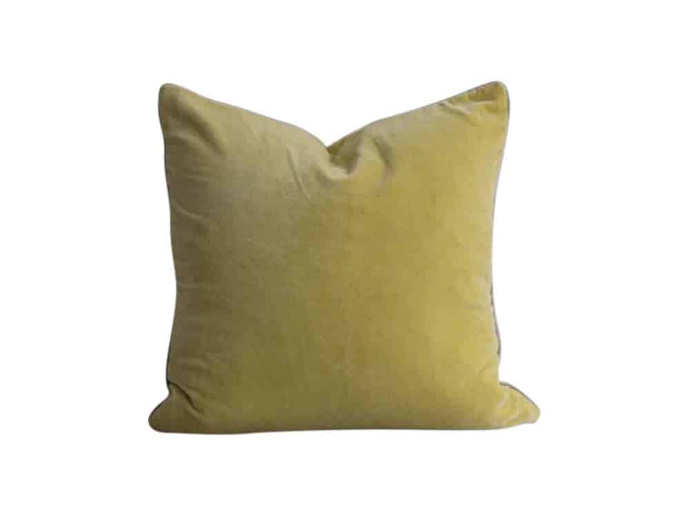 Featured image for “Ceylon Velvet Cushion Amber”