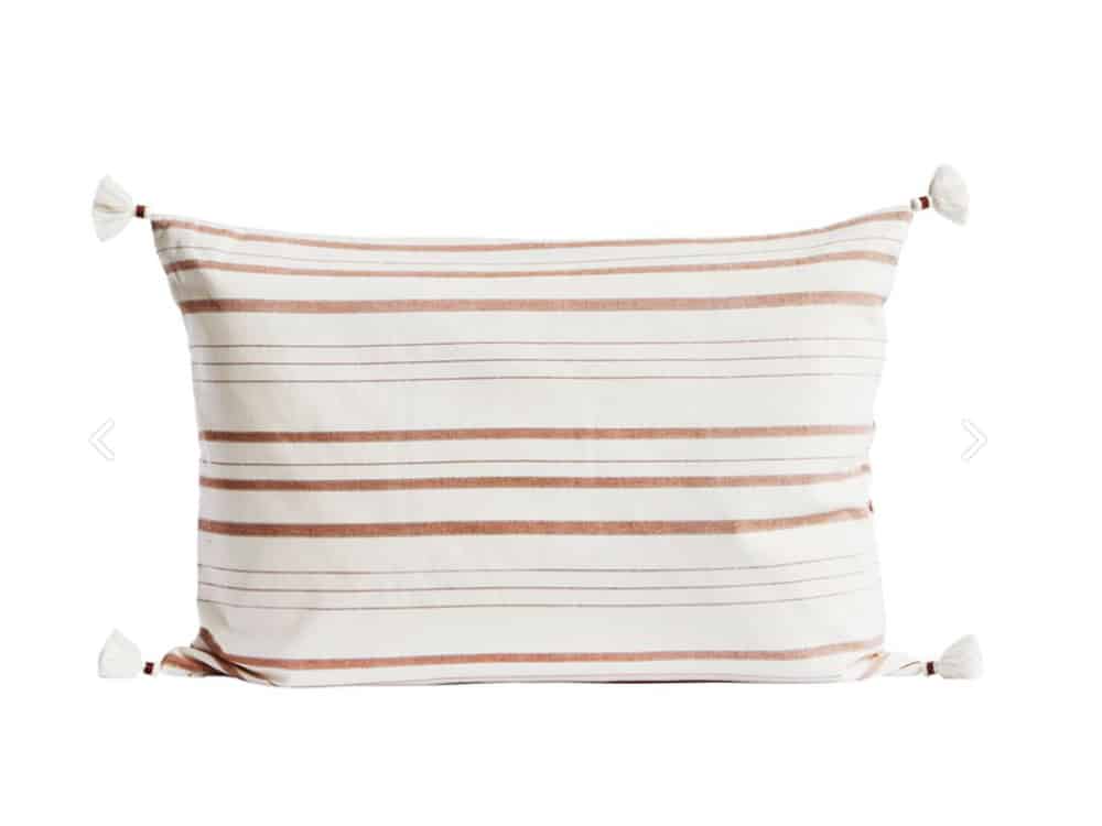 Featured image for “Viva Stripe Terracotta Cushion”
