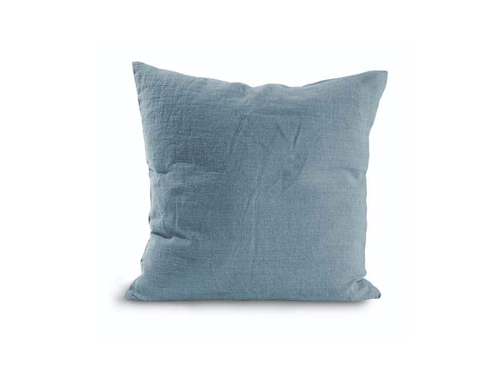 Featured image for “Amilie Linen Cushion. Dusty Blue”