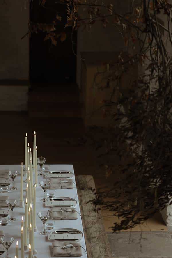 Artful Restraint – A Modern, Autumnal Reception in Wales