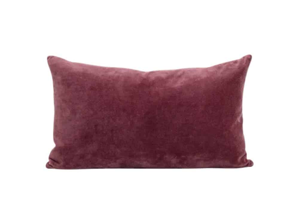 Featured image for “Ella Velvet Cushion Pomegranate”