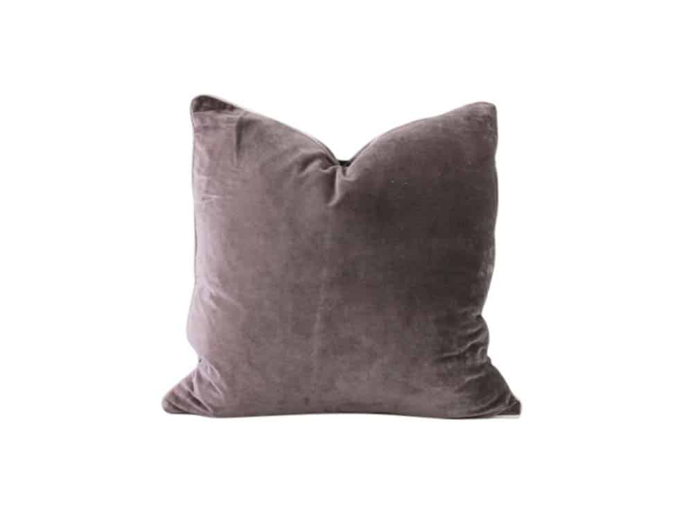 Featured image for “Ceylon Velvet Cushion Cappuccino”