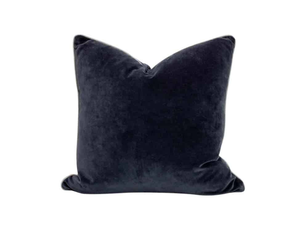 Featured image for “Ceylon Velvet Cushion Indigo”