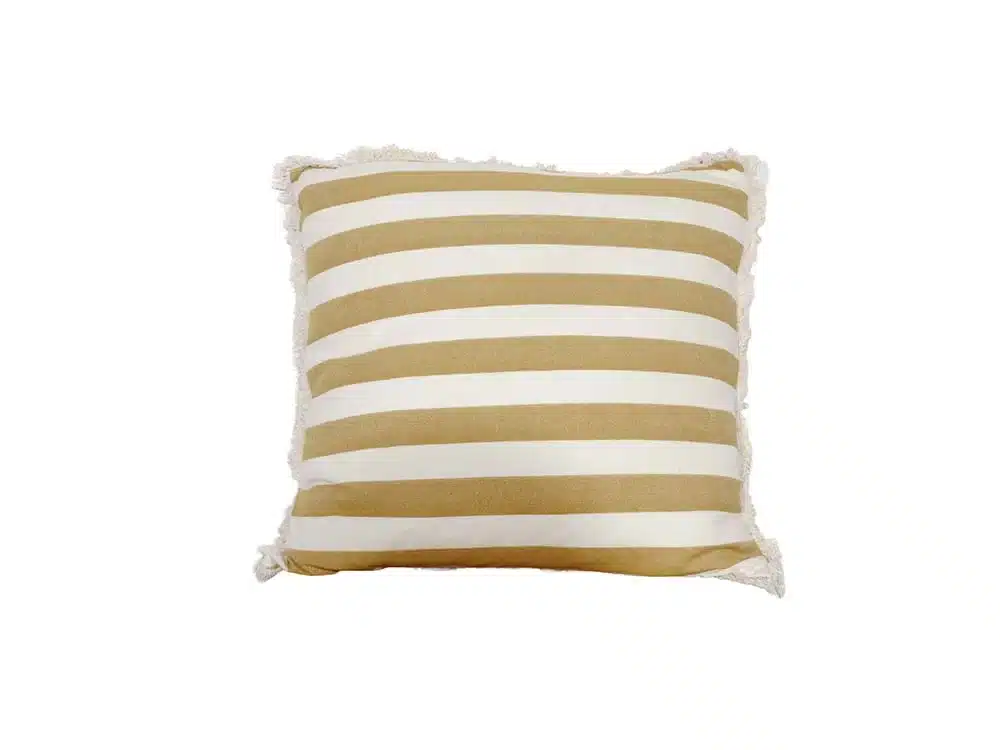 Featured image for “Playa Stripe Square Cushion Amber”