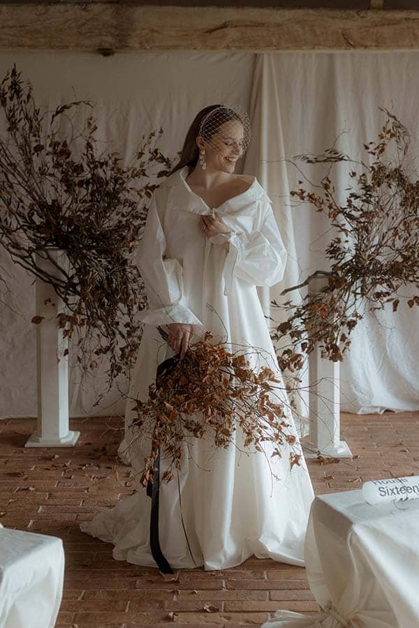 Artful Restraint – A Modern, Autumnal Reception in Wales