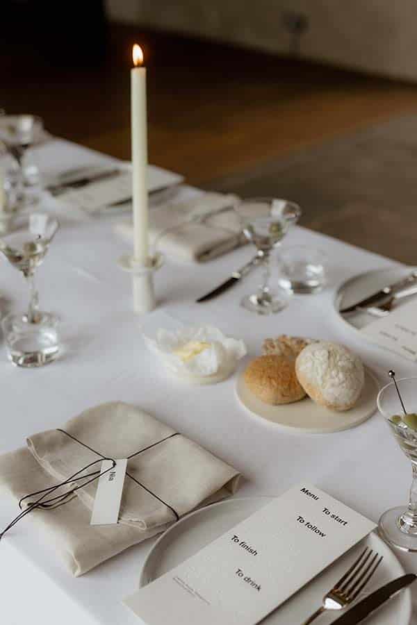 Artful Restraint – A Modern, Autumnal Reception in Wales