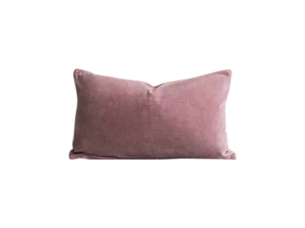 Featured image for “Ella Velvet Cushion Blush”