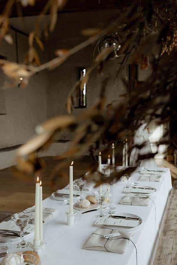 Artful Restraint – A Modern, Autumnal Reception in Wales