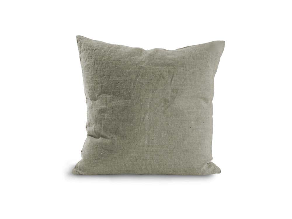 Featured image for “Amilie Linen Cushion. Avocado”