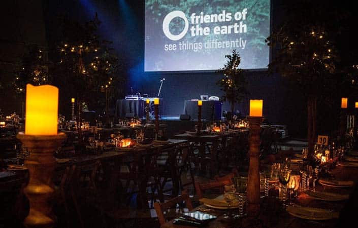 VVH sponsor Friends Of The Earth Extraordinary Banquet