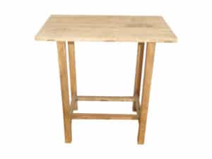 Rustic Wooden Poseur Table for Hire Scotland