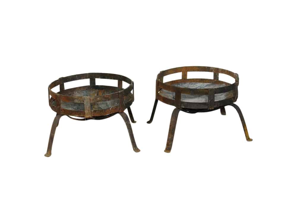 Rustic Metal Fire Pit for Hire