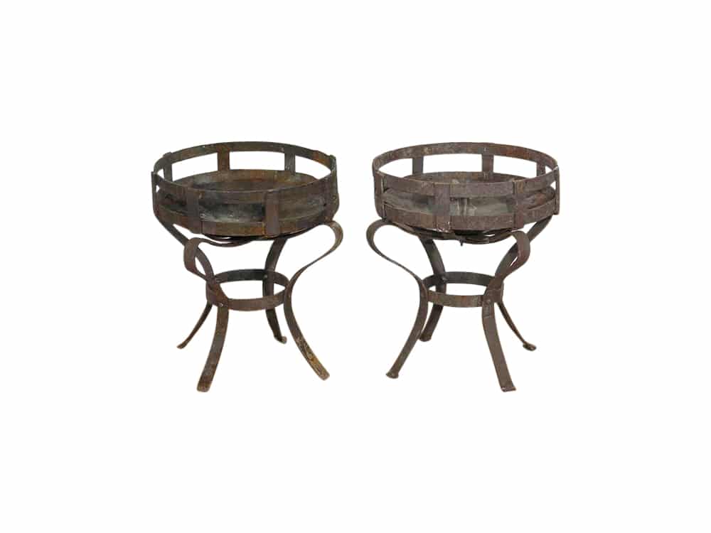 Rustic Metal Fire Pit for Hire