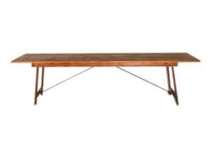 Wooden Trestle Table for Hire