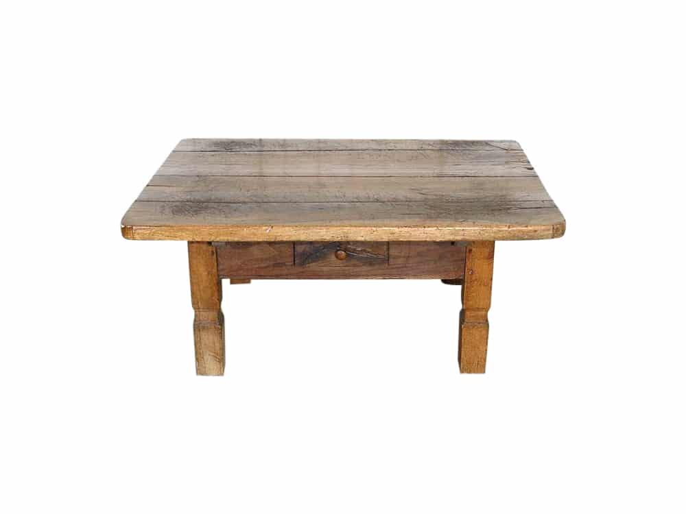Distressed Wooden Coffee Table for Hire