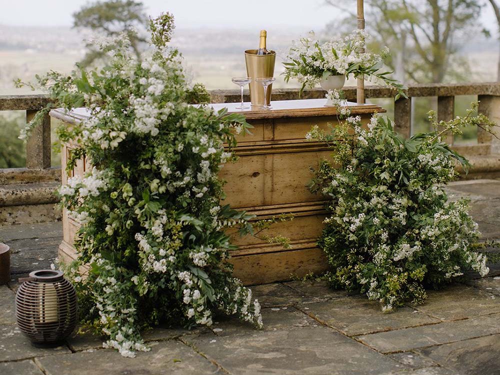 Victorian Wooden Bar to Hire Cheltenham, Cotswolds