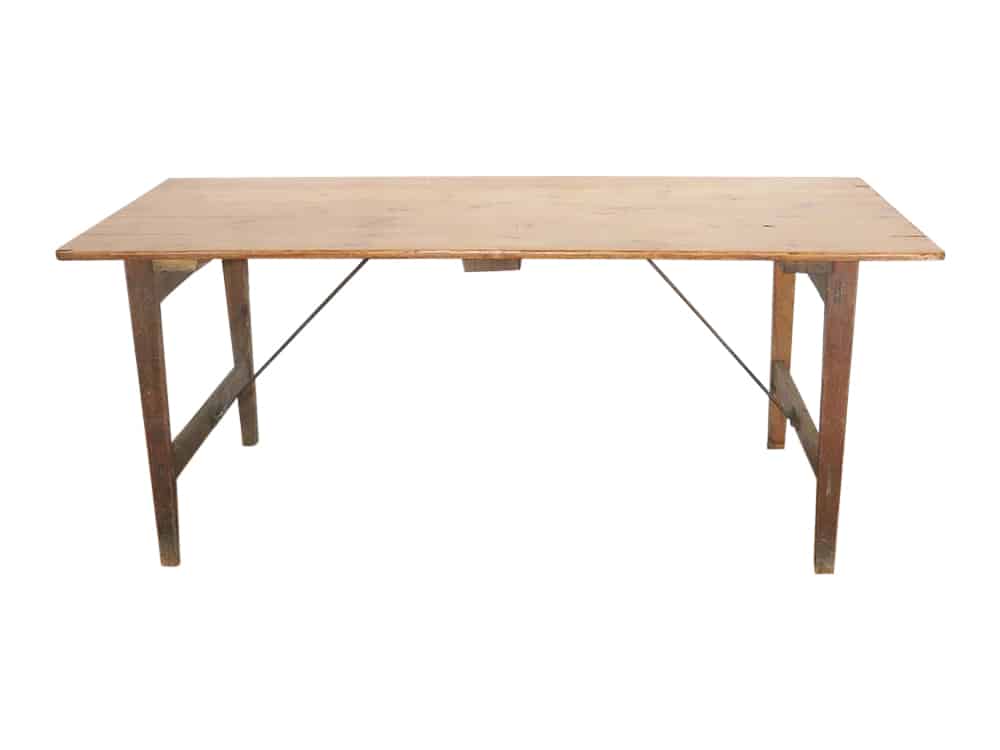 Vintage Trestle Table Rentals