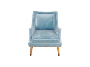 Blue velvet accent chair for Hire Devon, South West
