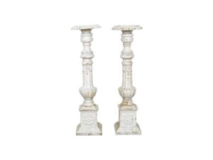 Vintage Metal Candlesticks for Hire Scotland