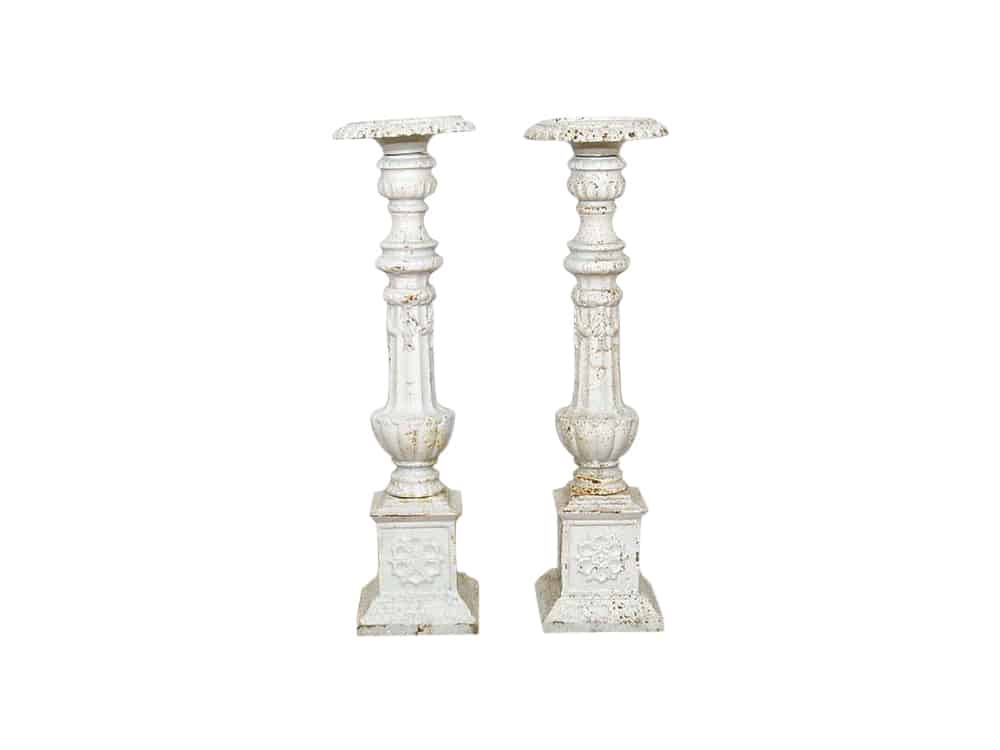 Vintage Metal Candlesticks for Hire Scotland