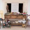 Distressed Solid Wood Table for Hire Distressed Solid Wood Table for Hire