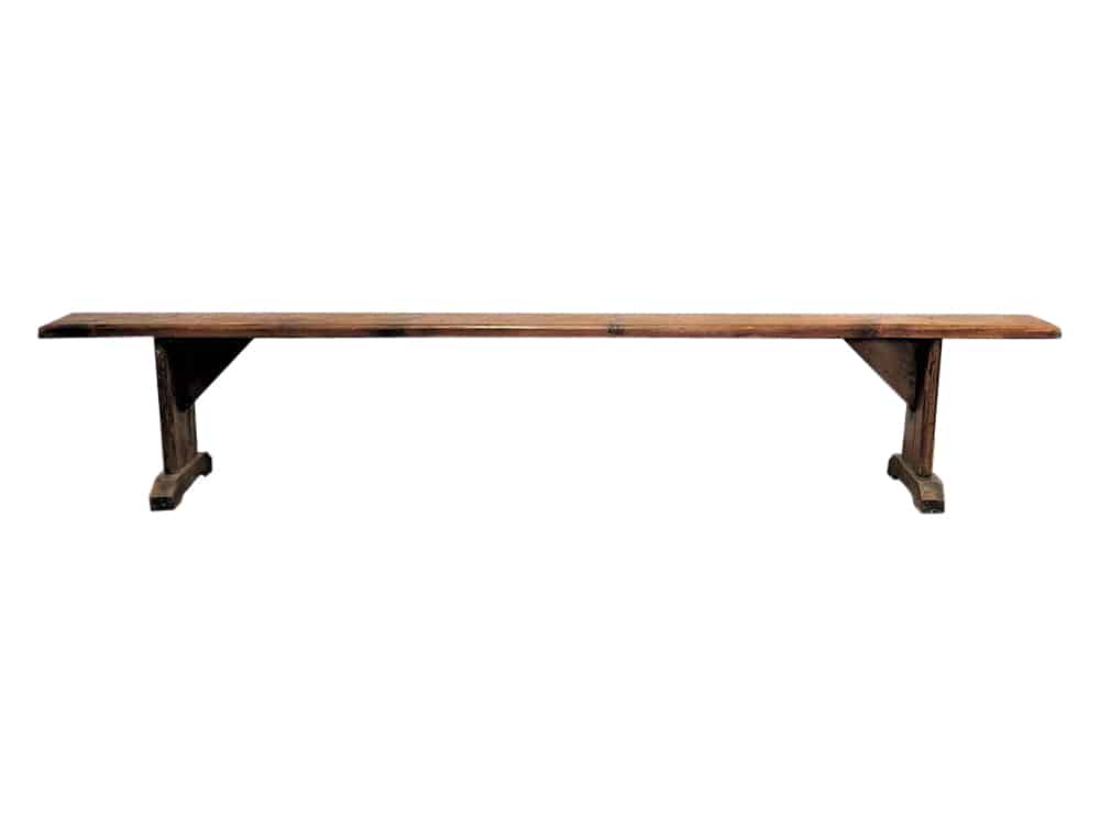 Vintage Wooden Bench for Hire Scotland