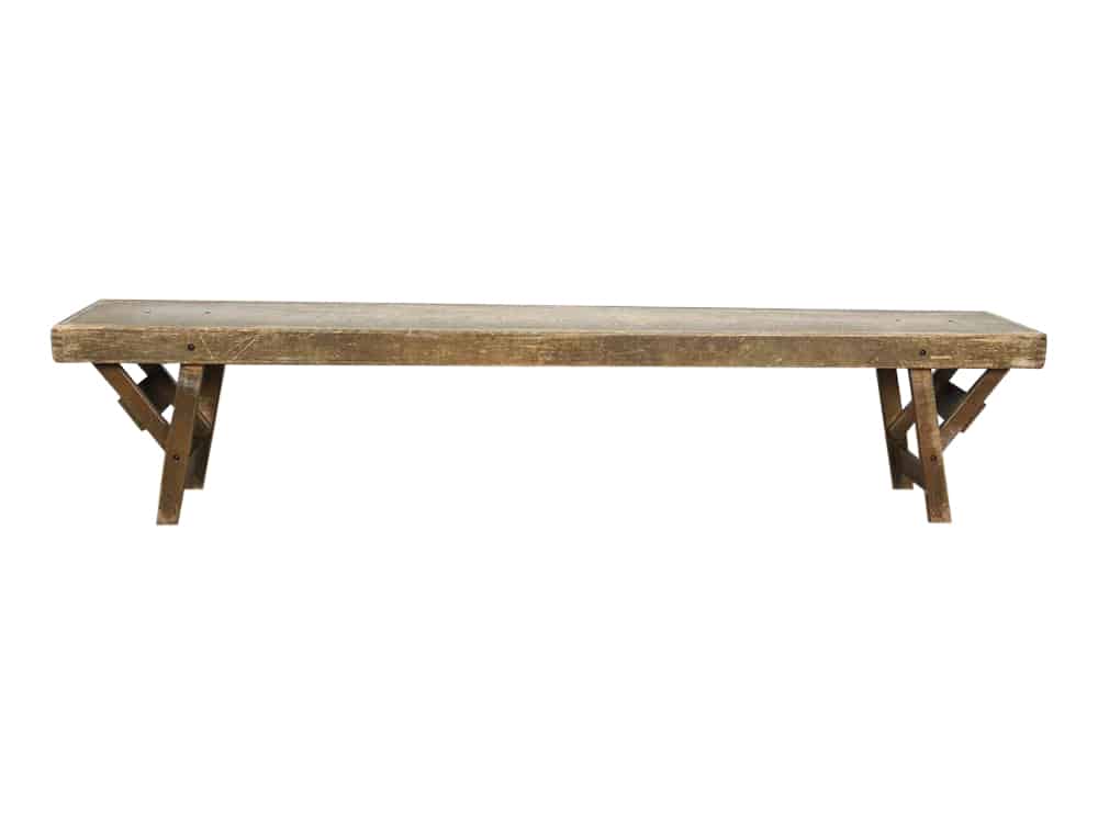 Vintage School Bench for Hire