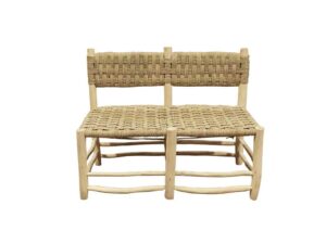 Rustic woven chairs for hire
