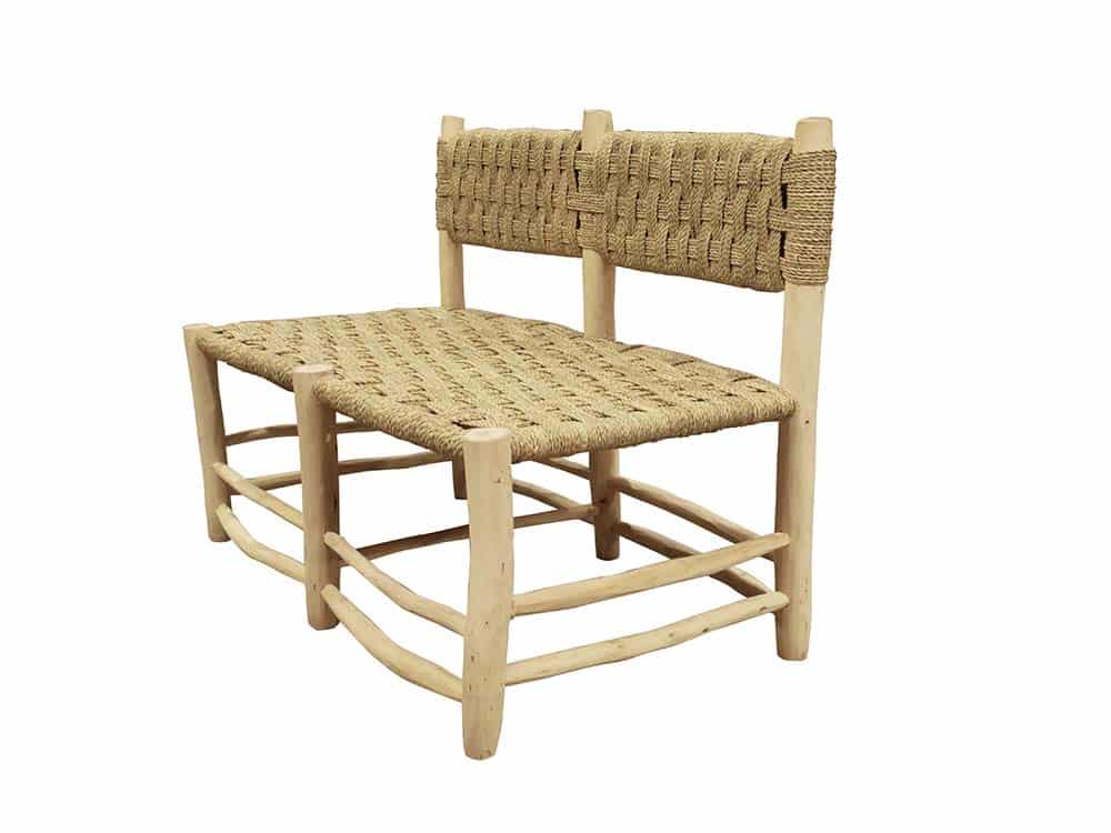 Rustic woven chairs for hire