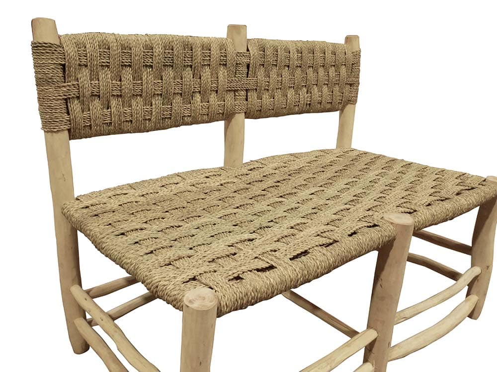 Rustic woven chairs for hire