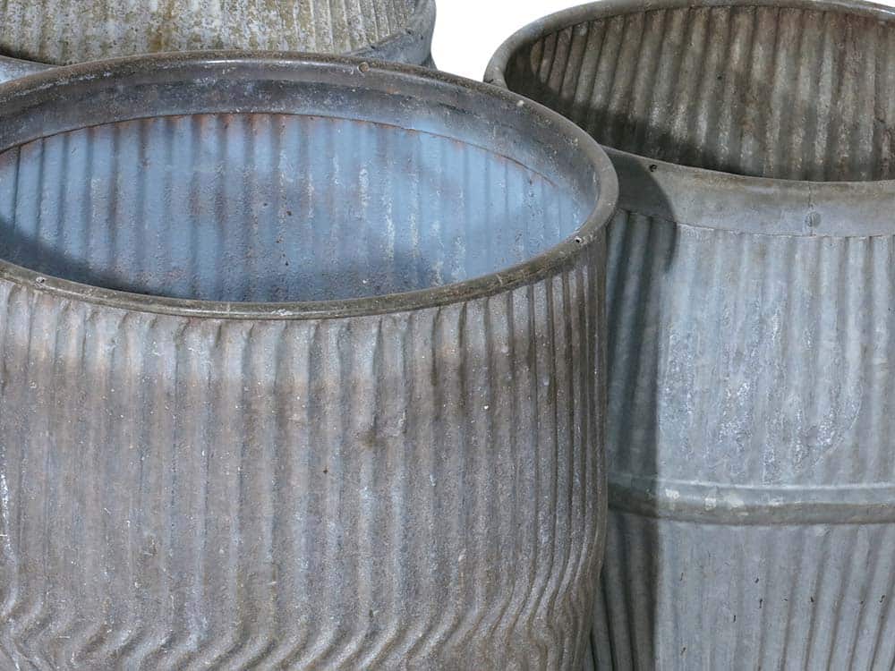 Vintage Galvanized Tubs for Hire Scotland