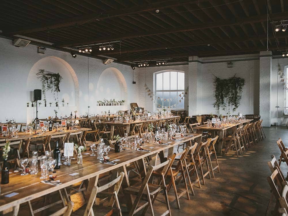 Wooden Trestle Tables Hire Edinburgh