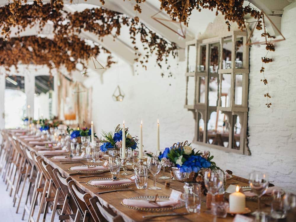 Wooden Trestle Tables Hire Edinburgh