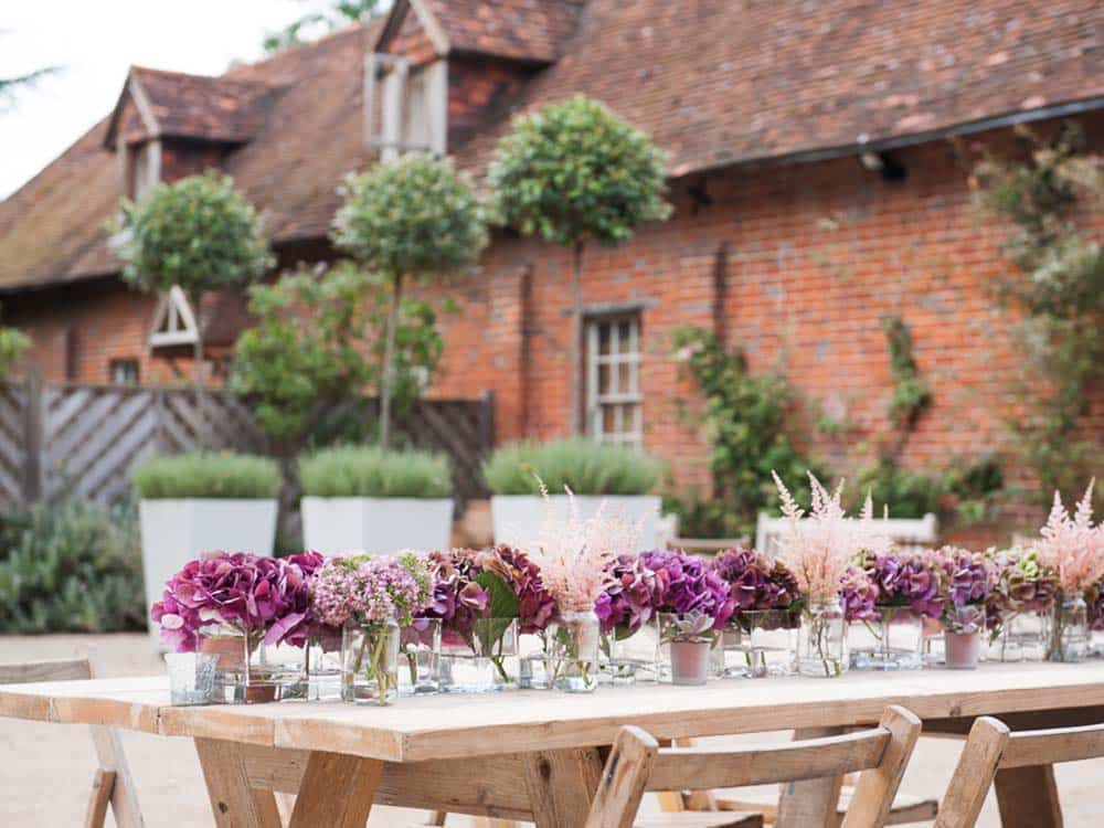 Rustic Wooden Trestle Table Hire Oxford