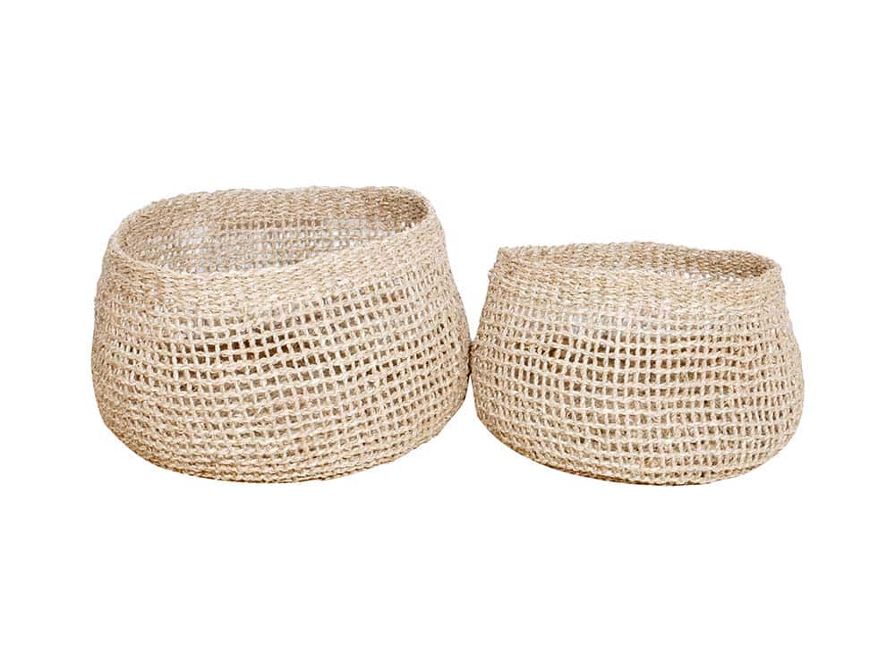 Handmade Seagrass Baskets for hire