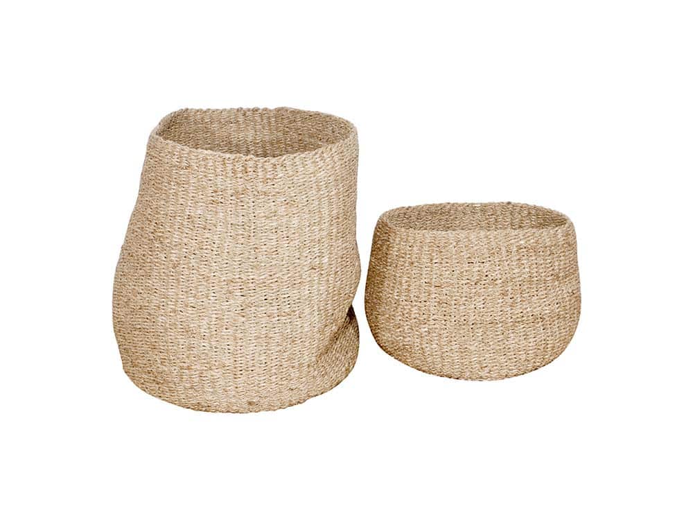 Closed Weave Seagrass Basket
