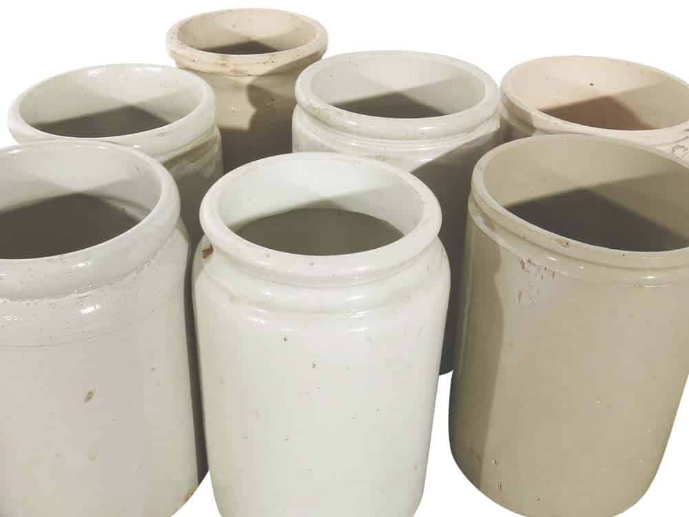 Vintage stoneware jars for Hire