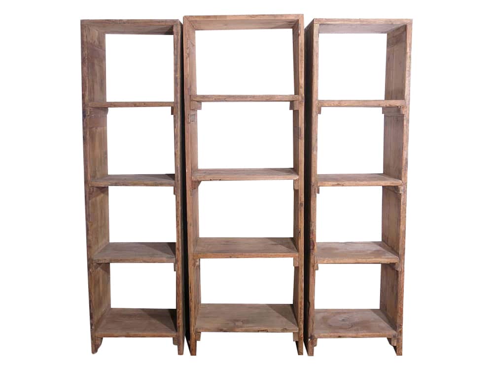 Wooden Rustic Shelving Unit for Hire