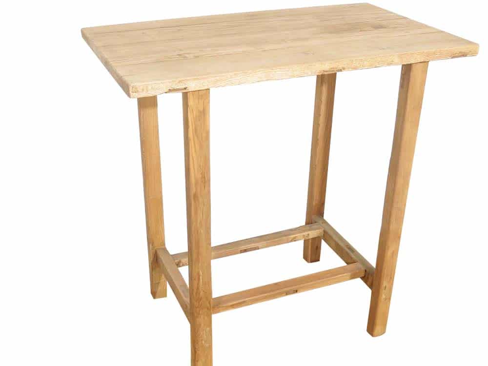 Rustic Wooden Poseur Table for Hire Scotland