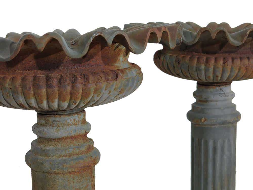Rustic Cast Iron Urns for Hire