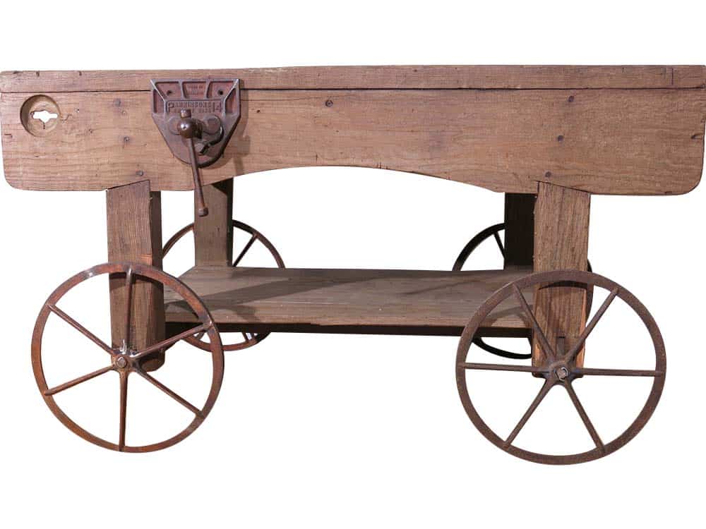 Vintage Wooden Workbench for Hire Dorset, Wiltshire