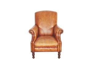 Distressed Leather Arm Chair Hire, Cheltenham