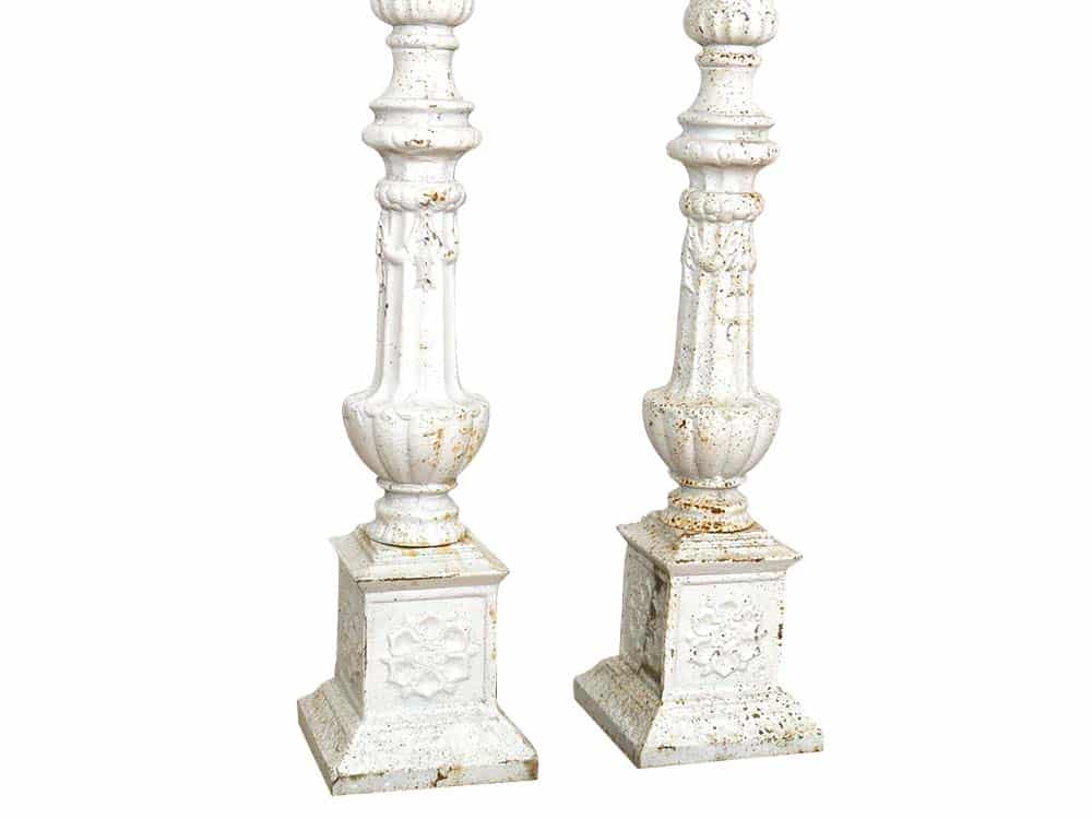 Vintage Metal Candlesticks for Hire Scotland