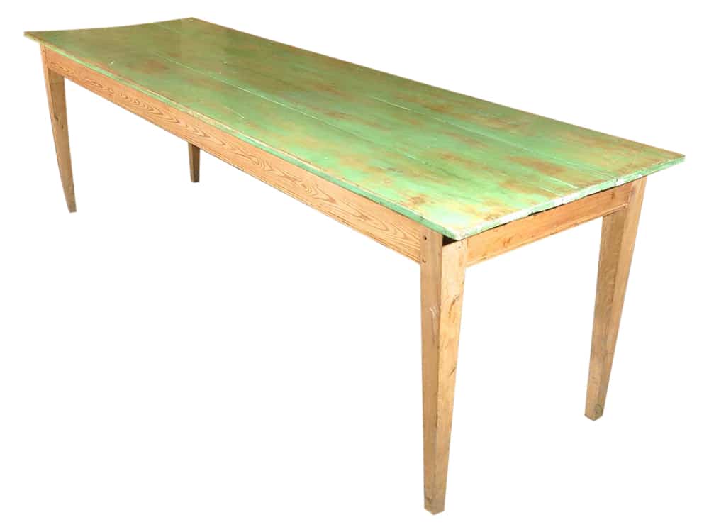 Vintage Wood Refectory Table for Hire