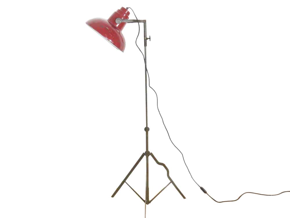 Distressed metal floor lamp for Hire
