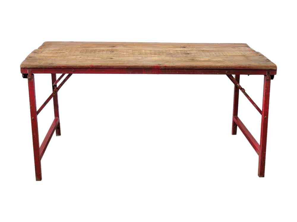 Solid Wood Trestle Table for Hire Scotland