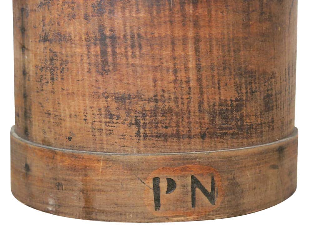 Vintage French Wooden Bucket for Hire