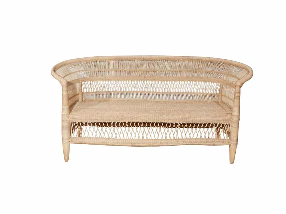Rustic Cane Sofa for Hire, Outdoor Furniture Hire