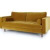 Westminster 2 a Gold Velvet Sofa for Hire